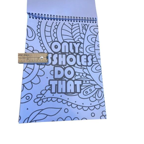 Profanity Stress-Relief Coloring Book 24 Pages Thick A4 Paper funny swearing - Picture 3 of 5